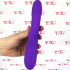 ROMAX - Vibratore Rabbit Riscaldante con Spinta in Silicone 24,45 x 4 cm. Ricaricabile USB Viola - 1