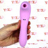 MIDNIGHT QUIVER - Succhia Clitoride e Vibratore in Silicone Rosa Ricaricabile USB - 2