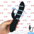 Adrien Lastic TWISTER - Vibratore Rabbit in Silicone con Perle Rotanti 23 x 4 cm. Nero - 0