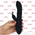 Adrien Lastic TWISTER - Vibratore Rabbit in Silicone con Perle Rotanti 23 x 4 cm. Nero - 1