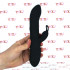 Adrien Lastic TWISTER - Vibratore Rabbit in Silicone con Perle Rotanti 23 x 4 cm. Nero - 3