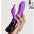 Adrien Lastic Ares 2.0 - Vibratore Rabbit in Silicone 22 x 3,4 cm. Viola - 0