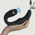 My G - Vibratore Doppio in Silicone con Effetto Risucchio 17,4 x 4,3 cm. Verde Scuro Ricaricabile USB - 0