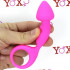 Budy - Cuneo Anale in Silicone con Anello 13 x 2,5 cm. Rosa - 1