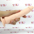 Alfie - Fallo realistico in silicone color carne 19 x 4 cm. - 1