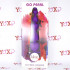 Catena Anale in Silicone da 6 Bulbi a Forma di Cuore 18 x 3,1 cm. Fucsia - 3
