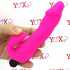 Bifun - Mini vibratore rabbit in silicone rosa 14,5 x 2,9 cm. - 5