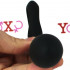 BLACK HEART - Fallo Anale Stimola Prostata 21 x 3,6 cm. in Silicone Nero - 3