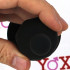 BOB L - Cuneo Anale con Curve 13,8 x 3,9 cm. in Silicone Nero - 3