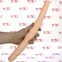 TWINS L - Fallo Doppio Realistico Flessibile 40 x 4,7 cm. in Silicone Color Carne - 0