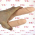 TWINS L - Fallo Doppio Realistico Flessibile 40 x 4,7 cm. in Silicone Color Carne - 3