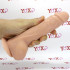 Marco Vibratore realistico in silicone Ricaricabile USB 19 x 4,2 cm. - 1