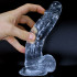 Rider - Fallo Realistico in Jelly Morbido e Flessibile 18,5 x 4,2 cm. Trasparente - 1