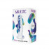 Majestic - Fallo Realistico in Jelly Morbido e Flessibile 14,7 x 3,7 cm. Trasparente - 1