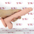 Long John - Fallo Realistico Morbido e Flessibile 21 x 4 cm. color Carne - 2