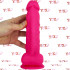 Fallo ultra realistico Dual Density Termo Reattivo rosa fluo 23 x 4,9 cm. - 2