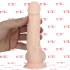 Fallo ultra realistico Dual Density Termo Reattivo color carne 17 x 3,8 cm. - 4