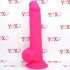 Fallo ultra realistico Dual Density Termo Reattivo rosa fluo 22 x 4,5 cm. - 5