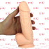 Omaggio Vibratore Ultra Realistico Dual Density 20 x 5 cm. Ricaricabile USB Color Carne - 3