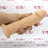 Fallo realistico Dual Density Termo Reattivo mulatto 19 x 4,8 cm. - 1