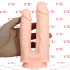 Fallo Doppio Realistico Dual Density Termo Reattivo 19,5 x 4 cm. e 17,5 x 3 cm. color Carne - 1