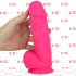 Vibratore Ultra Realistico Dual Density 20 x 5 cm. Ricaricabile USB Rosa Fluo - 3