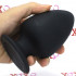 Cuneo anale Dual Density Termo Reattivo nero 13 x 7,2 cm. - 1