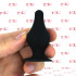 Cuneo Anale Dual Density Termo Reattivo 6,4 x 2,9 cm. Nero - 1