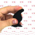Cuneo Anale Dual Density Termo Reattivo 6,4 x 2,9 cm. Nero - 2