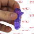 POWER RING BEAR - Anello Fallico Vibrante Elastico a Forma di Orsetto Viola - 1