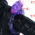 POWER RING BEAR - Anello Fallico Vibrante Elastico a Forma di Orsetto Viola - 2