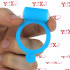 POWER RING TEAR - Anello Fallico Vibrante Elastico in Silicone Azzurro - 0
