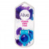 POWER RING TEAR - Anello Fallico Vibrante Elastico in Silicone Azzurro - 3