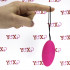Ovetto Vibrante Telecomandato Wireless 7,5 x 3,5 cm. Rosa - 4