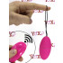 Ovetto Vibrante Telecomandato Wireless 7,5 x 3,5 cm. Rosa - 0