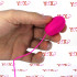 Ovetto Vibrante con Comando su Fascia per Coscia 3,9 x 2,7 cm. Rosa - 2
