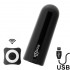 Nix - Bullet ULTRA POTENTE Telecomandato Wireless Ricaricabile USB 7,7 x 2,8 cm. Nero - 0