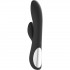 Kaultz - Vibratore Rabbit in Silicone Flessibile 20,4 x 3,8 cm. Nero Ricaricabile - 4