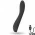 Kean - Vibratore Punto G in Silicone Flessibile 20,4 x 3,8 cm. Nero Ricaricabile - 0