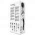 Kean - Vibratore Punto G in Silicone Flessibile 20,4 x 3,8 cm. Nero Ricaricabile - 6