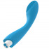 Gylbert - Vibratore Punto G in Silicone Flessibile con Setole 20 x 3 cm. Azzurro Ricaricabile - 2