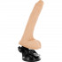 Vibratore Ultra Realistico con Ventosa Ultra Potente 20 x 4 cm. Color Carne con Variatore Velocità - 1