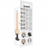 Vibratore Ultra Realistico Posizionabile con Ventosa Ultra Potente 21 x 4 cm. Color Carne con Comando - 4
