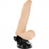 Vibratore Ultra Realistico Posizionabile con Ventosa Ultra Potente 21 x 4 cm. Color Carne con Comando - 2