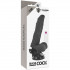 Vibratore Ultra Realistico Posizionabile on Ventosa Ultra Potente 21 x 4 cm. Nero con Comando - 4