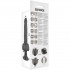 Vibratore Ultra Realistico Posizionabile on Ventosa Ultra Potente 21 x 4 cm. Nero con Comando - 5