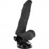 Vibratore Ultra Realistico Posizionabile on Ventosa Ultra Potente 21 x 4 cm. Nero con Comando - 2