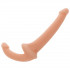 Fallo Doppio Indossabile 26 x 3 cm. in Silicone color Carne - 0