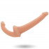 Fallo Doppio Indossabile 26 x 3 cm. in Silicone color Carne - 1