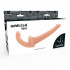 Fallo Doppio Indossabile 26 x 3 cm. in Silicone color Carne - 3